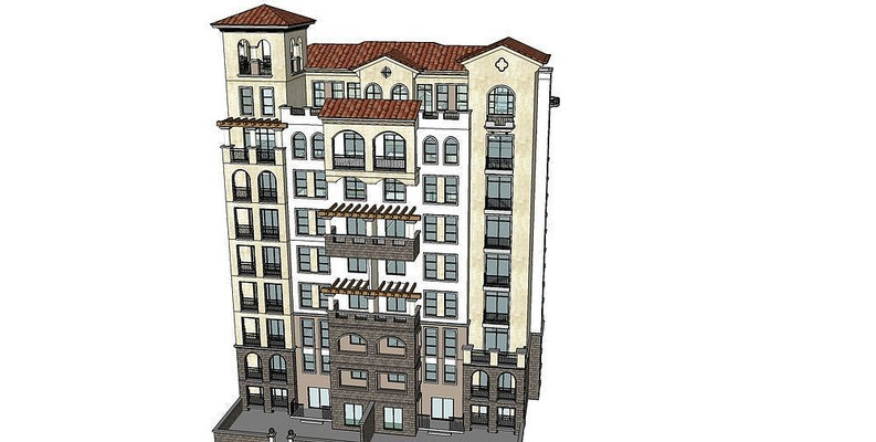 一梯两户9层住宅 一梯两户9层住宅