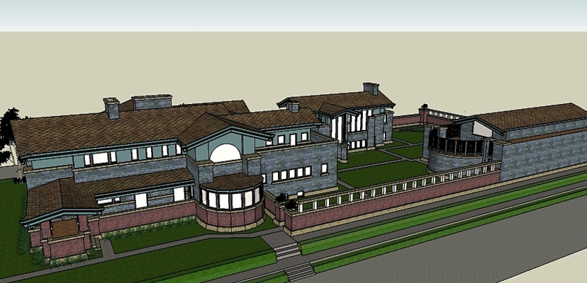 草原风格的会所 草原风格的会所