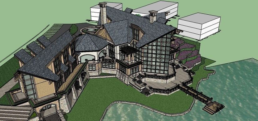 会所SU模型 会所SU模型