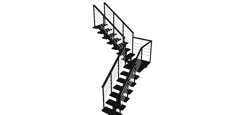 ��ɫ�ִ�¥��SUģ�� skp