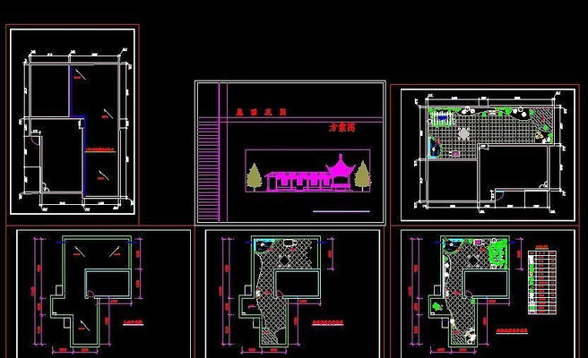 �ݶ���԰��Ʒ��� CAD