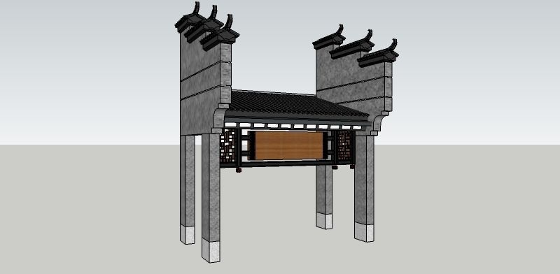 徽派大门 徽派大门