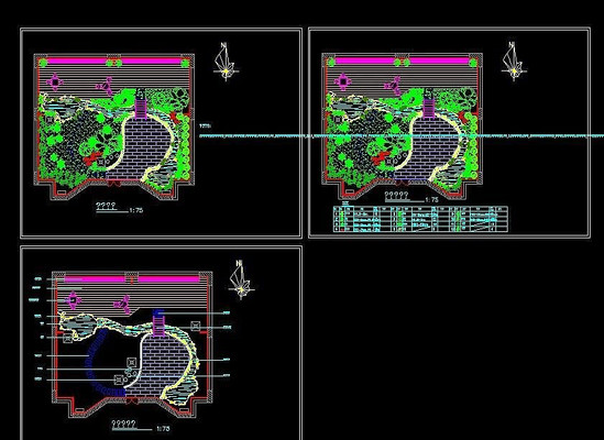 ĳ�ݶ���԰�������ͼ CAD