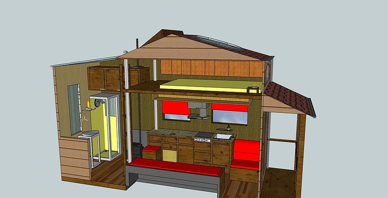 70ƽ��С����ľ�ݷ�������SUģ��