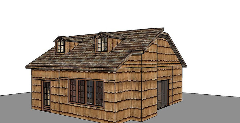 度假木屋SU模型 度假木屋SU模型