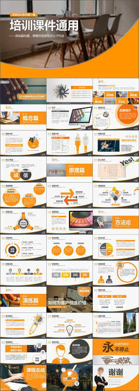 ��ɫ�����Լ��ѵ�μ�ͨ��PPTģ��