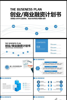 大气商业计划书融资创业PPT 大气商业计划书融资创业PPT