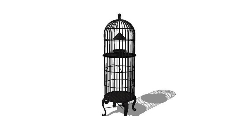 两层鸟笼灯具 两层鸟笼灯具