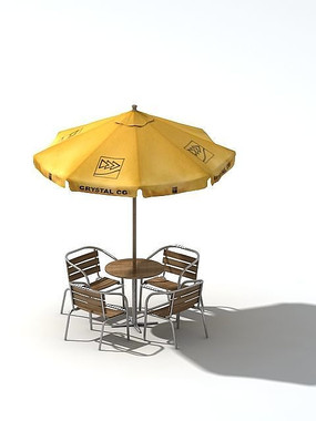 路边茶座模型 路边茶座模型