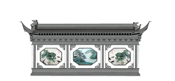 公园壁画景墙 公园壁画景墙