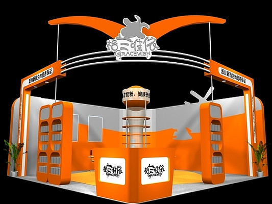 奶粉展馆模型 奶粉展馆模型