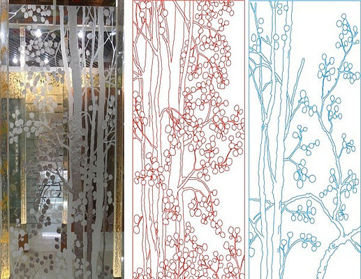 金银树雕刻图案 金银树雕刻图案