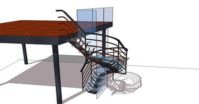 ���⾰����ת¥�� skp