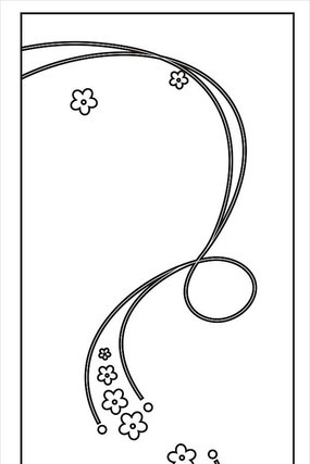 繁花似锦雕刻图案 繁花似锦雕刻图案