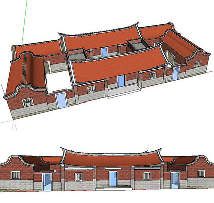 ���Ͻ�����ͼ��ʦSUģ�� skp