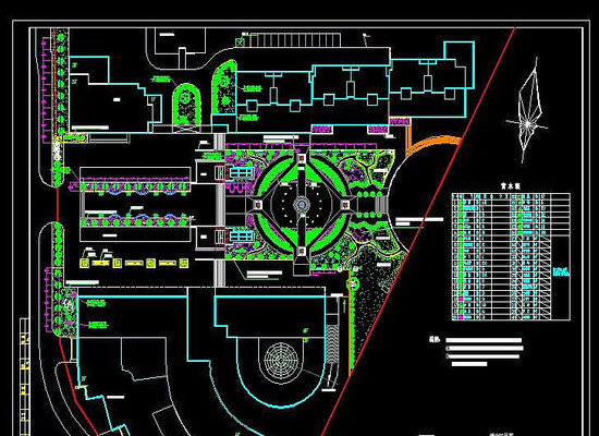 �㳡�̻�����ͼ dwg