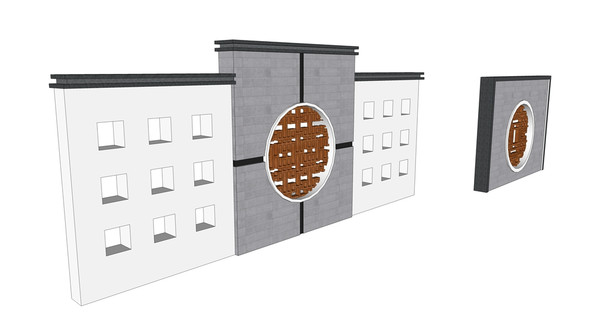 ��ʽ��ǽģ�� skp