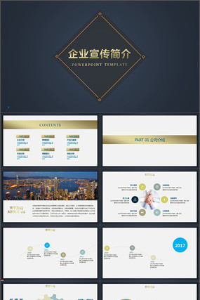 ��ҵ���ܲ�Ʒ������ҵ�ƻ���PPTģ��