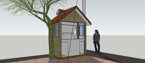 敞开式岗亭 敞开式岗亭