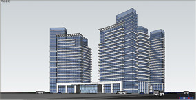 ȫ����ǽ��칫¥ģ��