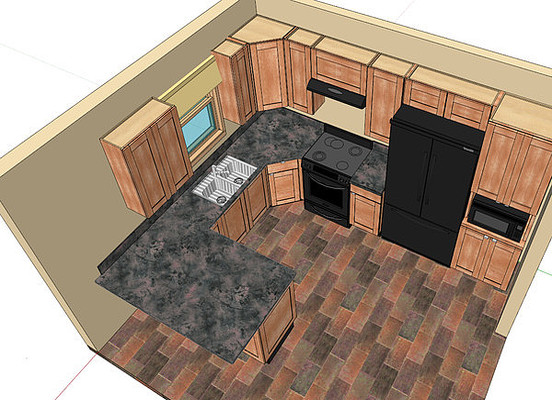 暖色系厨房 暖色系厨房