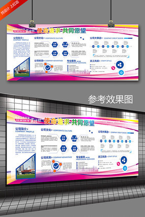 企业文化墙宣传栏 企业文化墙宣传栏