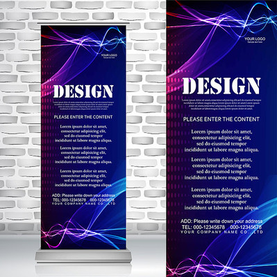 蓝紫色激光条纹易拉宝 蓝紫色激光条纹易拉宝