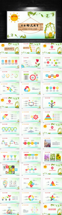 ��ͨ��ͯ��ѵ�׶�����PPTģ��