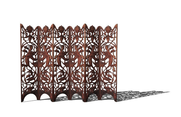 雕花屏风 雕花屏风