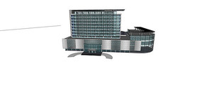 ����ǽ����ҵ�칫¥ģ��