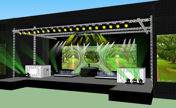 �ݳ����������̨SUģ�� skp