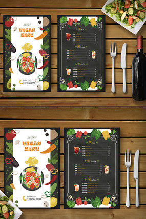 饮料店美食菜单设计模版 饮料店美食菜单设计模版