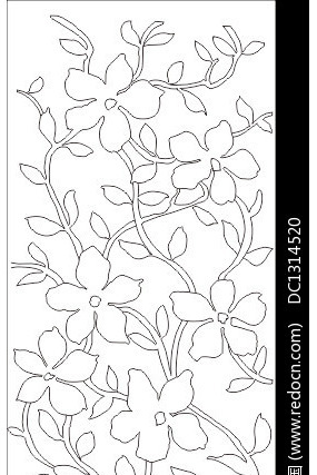 镂空花雕刻图案 镂空花雕刻图案