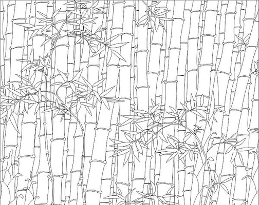 竹子雕刻图案 竹子雕刻图案
