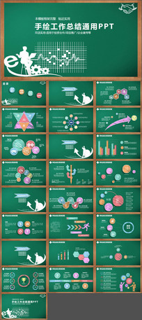 �ֻ��Լ�ڰ������PPTģ��