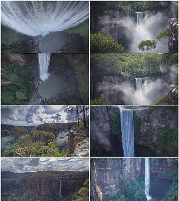 2K超清Belmore瀑布实拍视频 2K超清Belmore瀑布实拍视频