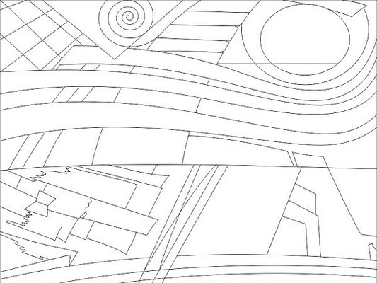抽象线图雕刻图案 抽象线图雕刻图案