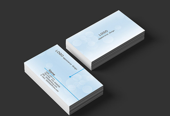 蓝色清新名片 蓝色清新名片