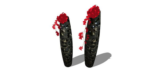 一对花瓶 一对花瓶