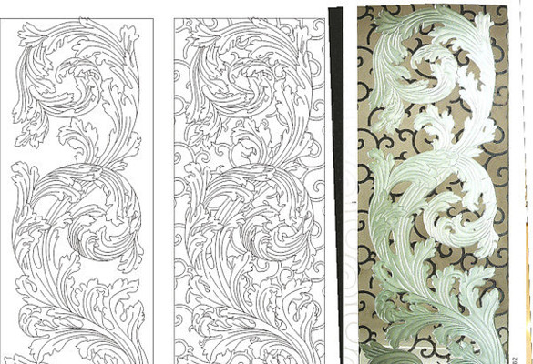 欧花纹雕刻图案 欧花纹雕刻图案