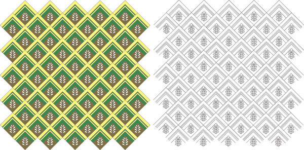 树花镂空图雕刻图案 树花镂空图雕刻图案