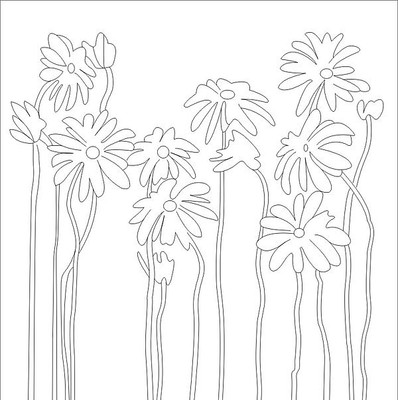 抽象花雕刻图案 抽象花雕刻图案