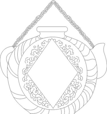 古瓶雕刻图案 古瓶雕刻图案