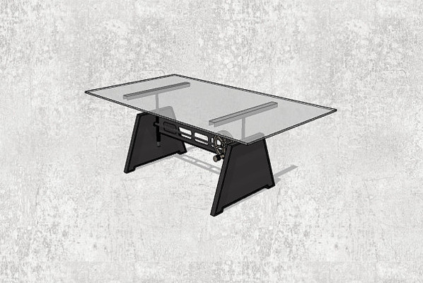 玻璃面铁艺桌 玻璃面铁艺桌