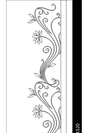 抽象花雕刻图案 抽象花雕刻图案