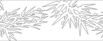 竹叶雕刻图案 竹叶雕刻图案