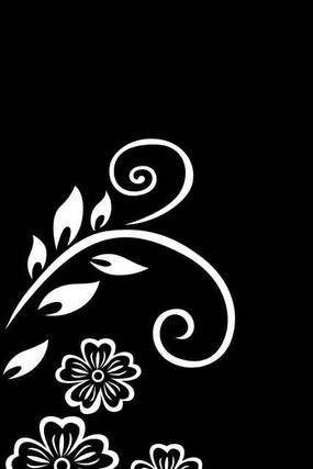 抽象花抽象图雕刻图案