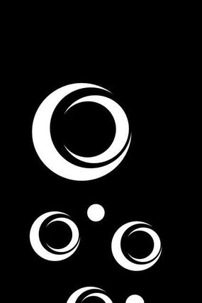 抽象圆圈雕刻图案 抽象圆圈雕刻图案