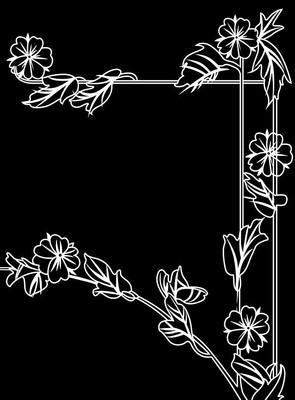 幸福花雕刻图案 幸福花雕刻图案