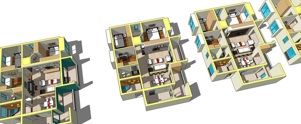 ���־Ӽ�װ��ģ�� skp